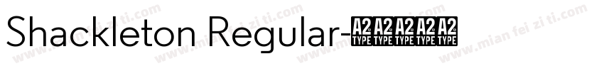 Shackleton Regular字体转换